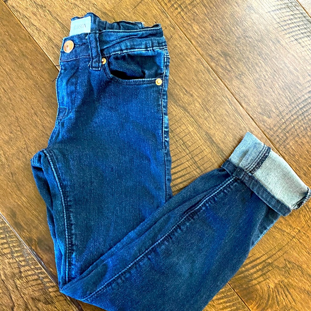 Hudson denim jeans, adjustable waist...size 8